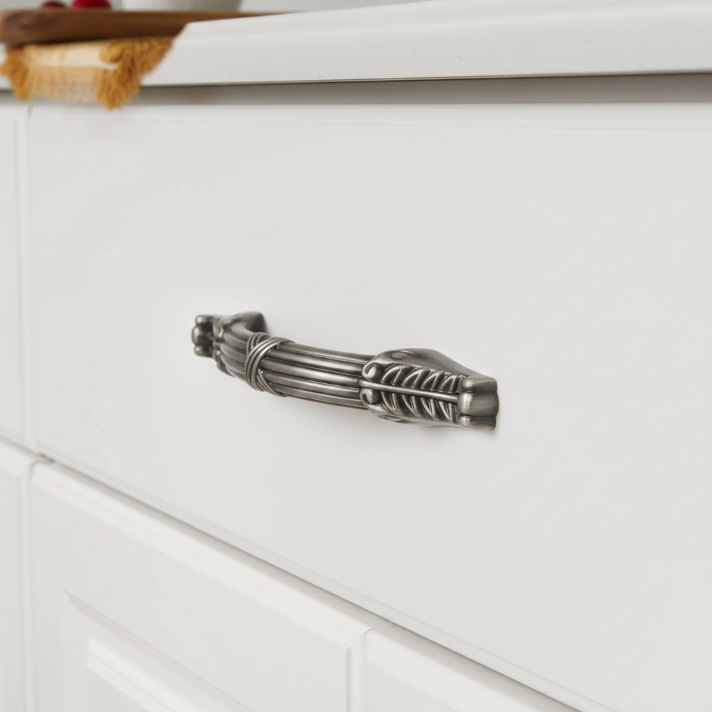 Cosmas 9464AS Antique Silver Cabinet Pull