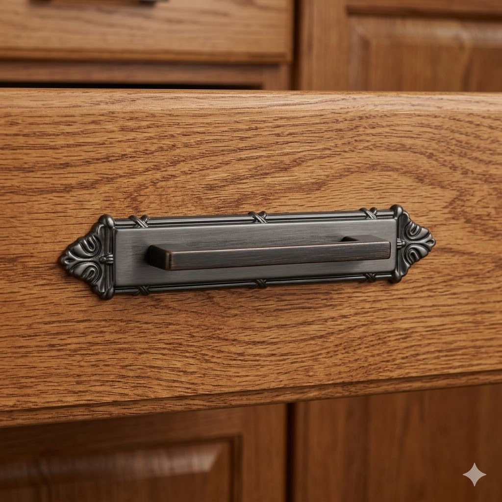 Cosmas 9466ORB Oil Rubbed Bronze Cabinet Pull Backplate