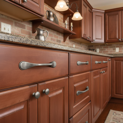 Cosmas 9533WN Weathered Nickel Cabinet Pull