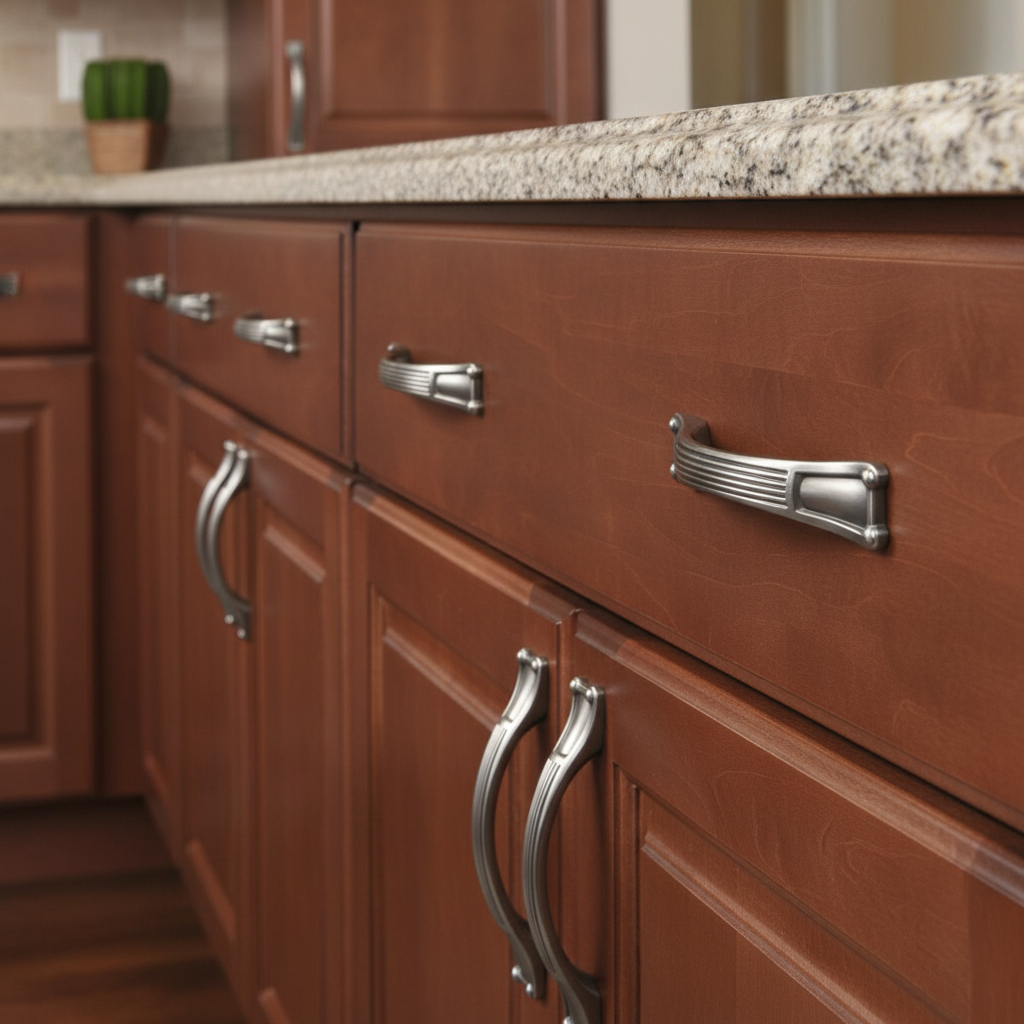 Cosmas 9566AS Antique Silver Cabinet Pull
