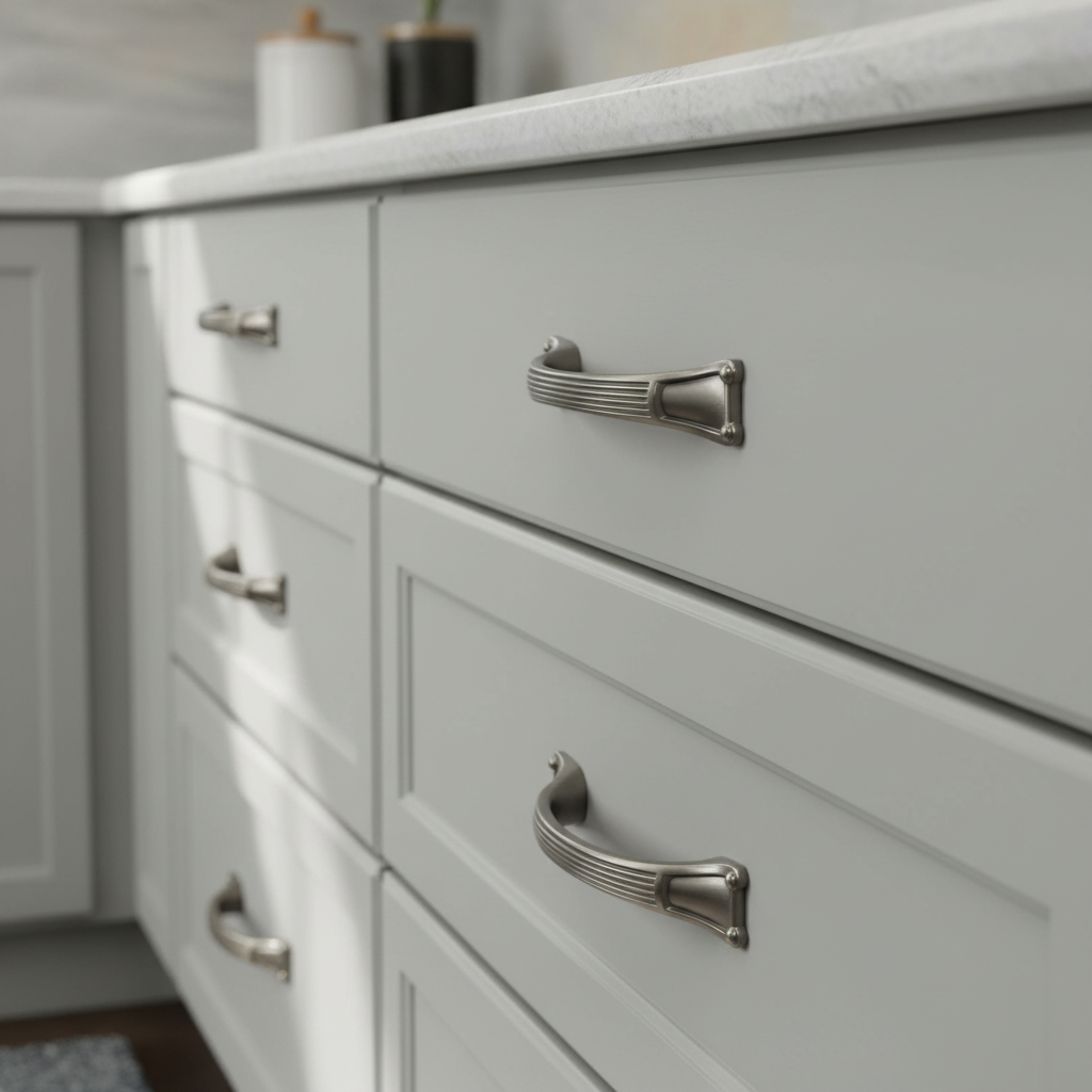 Cosmas 9566AS Antique Silver Cabinet Pull