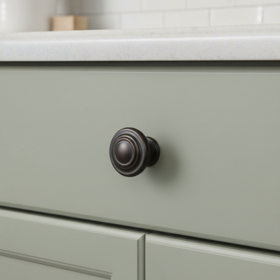 Cosmas 9971ORB Oil Rubbed Bronze 3 Ring Cabinet Knob