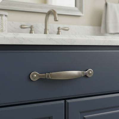 Cosmas 9980AS Antique Silver Cabinet Pull