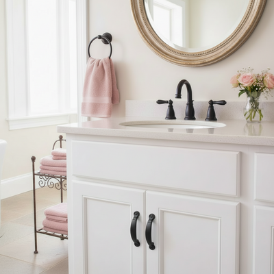 Cosmas 9980FB Flat Black Cabinet Pull