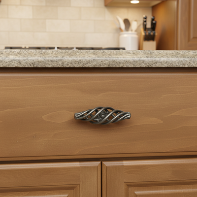 Cosmas 9991WN Weathered Nickel Birdcage Cabinet Knob