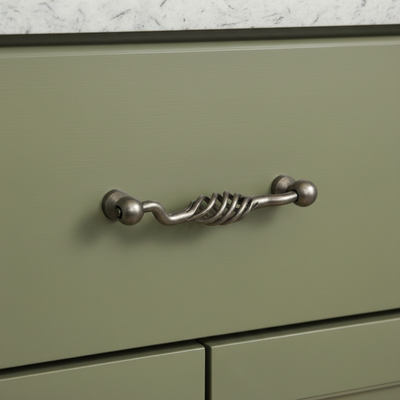 Cosmas 9993-96WN Weathered Nickel Birdcage Cabinet Pull