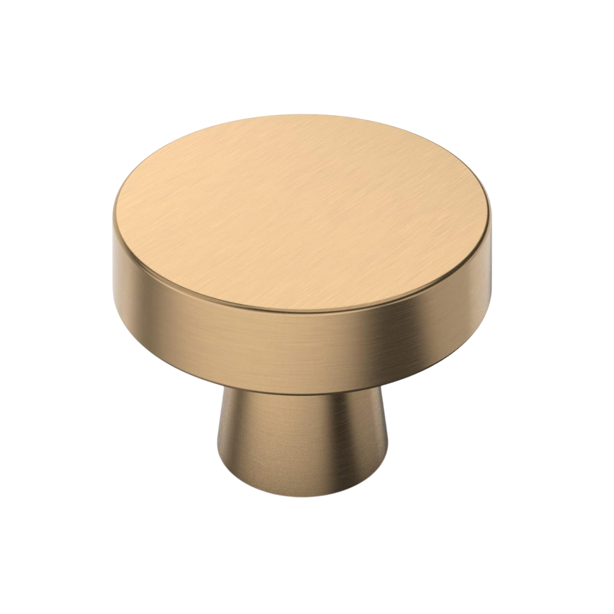 Amerdeco 10 Pack Champagne Bronze 1-1/4 Inch(32mm) Cabinet Knobs
