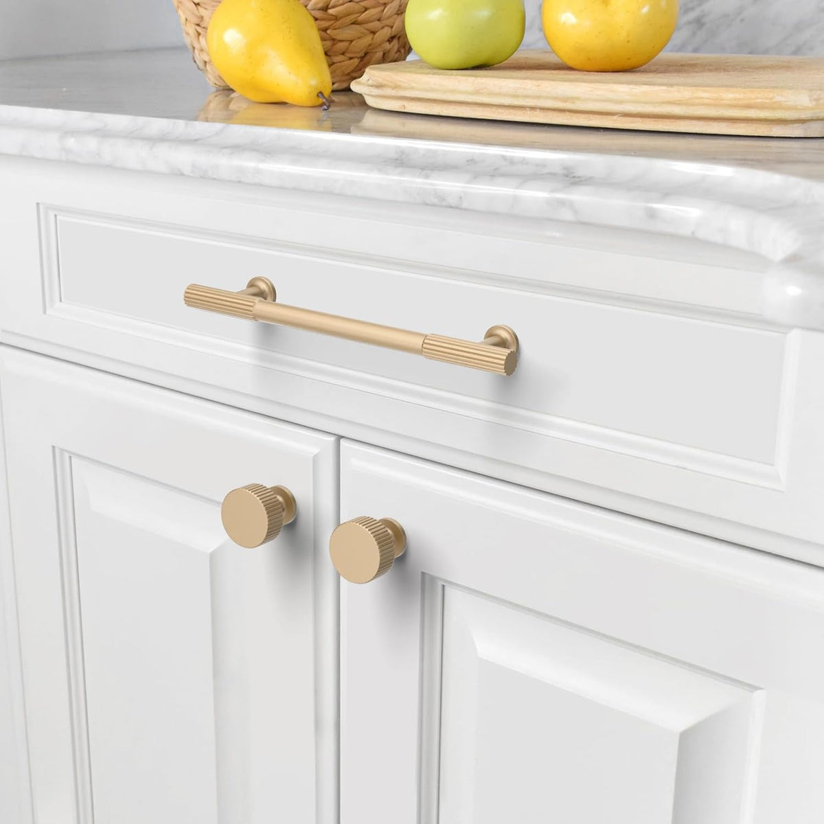 Asidrama 10 Pack 5 Inch (128mm) Champagne Bronze Cabinet Pulls