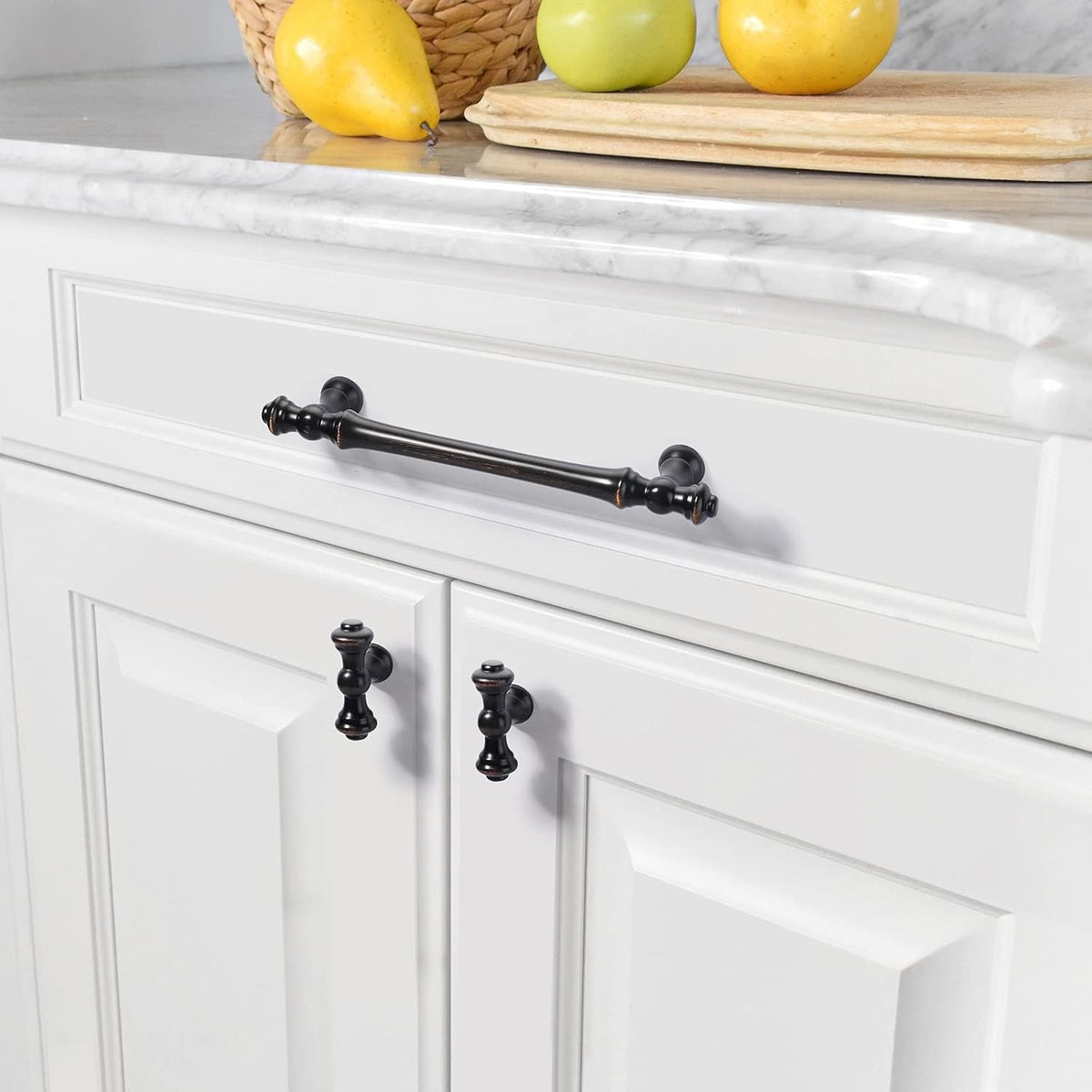 Asidrama 10 Pack 5 Inch (128mm) Oil Rubbed Bronze Kitchen Cabinet Handles