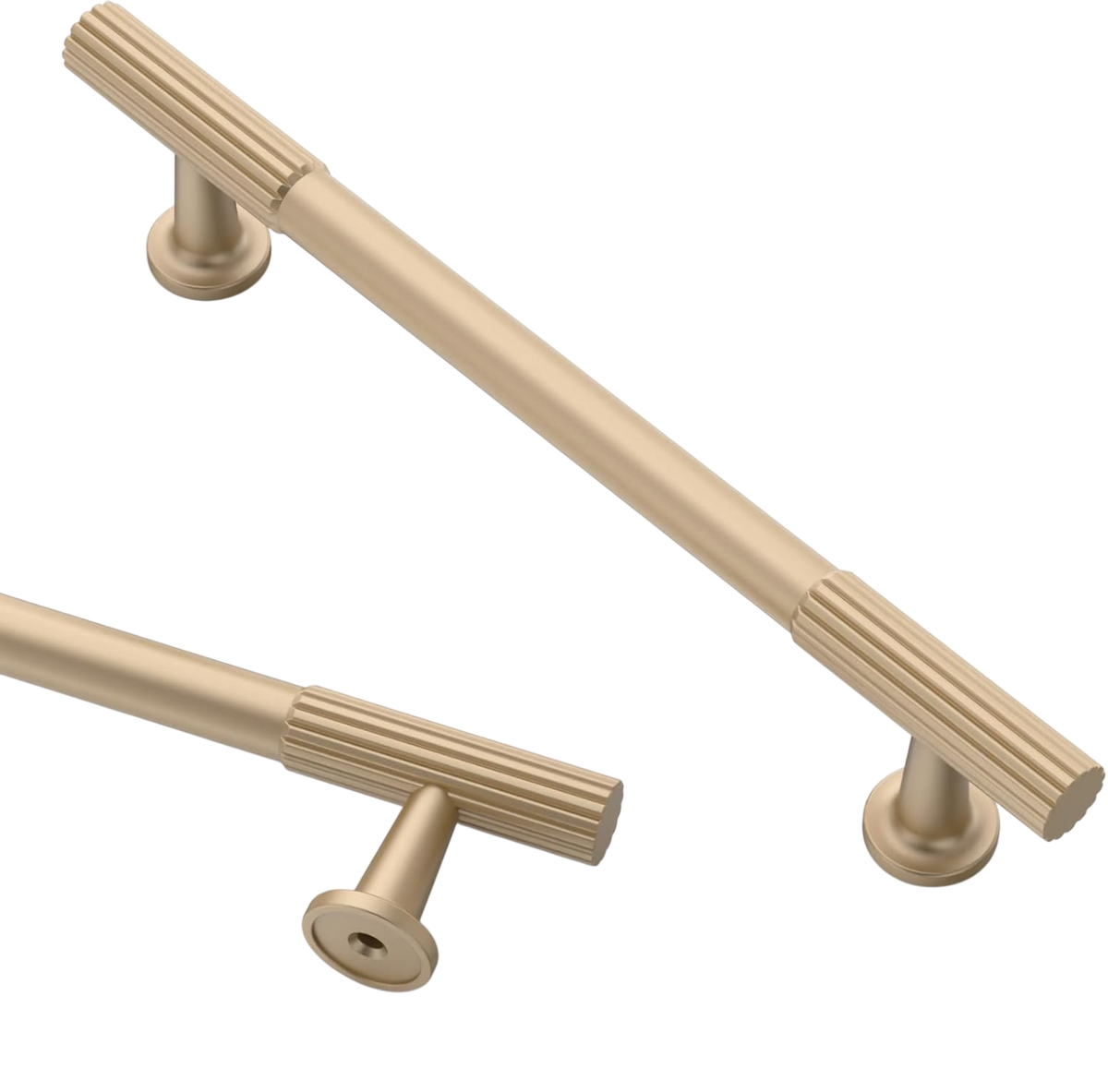 Asidrama 10 Pack 5 Inch (128mm) Champagne Bronze Cabinet Pulls