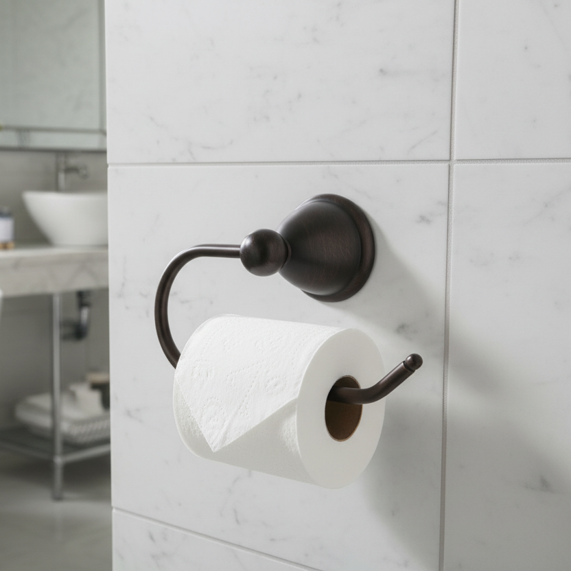 Astor Series Oil Rubbed Bronze Euro Style Toilet / Tissue Paper Holder
