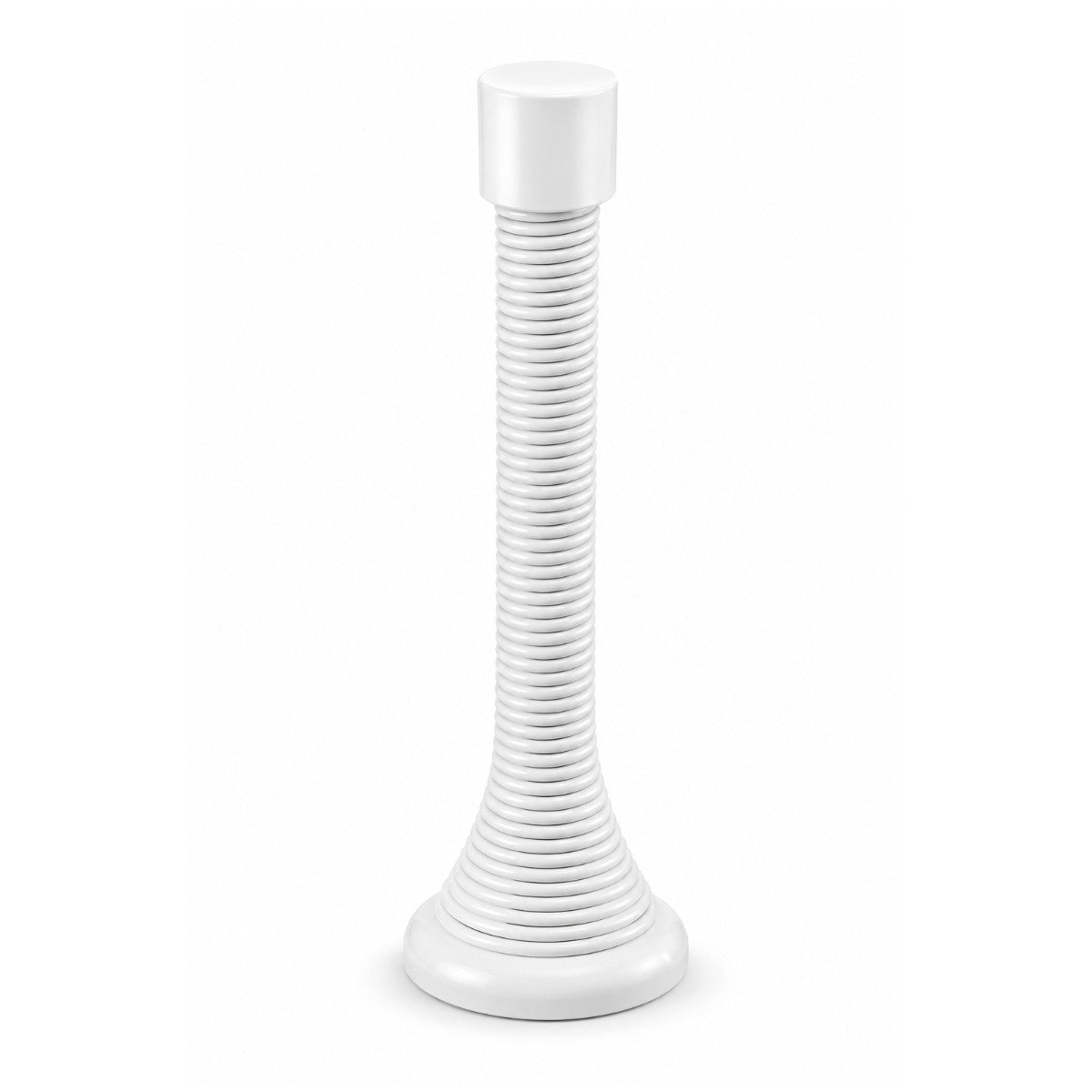 Baseboard White Spring Door Stop