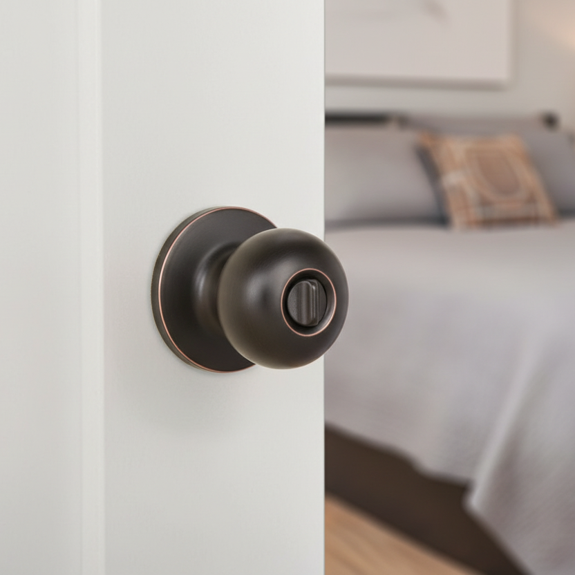 Bedford Privacy Door Knob, Oil Rubbed Bronze
