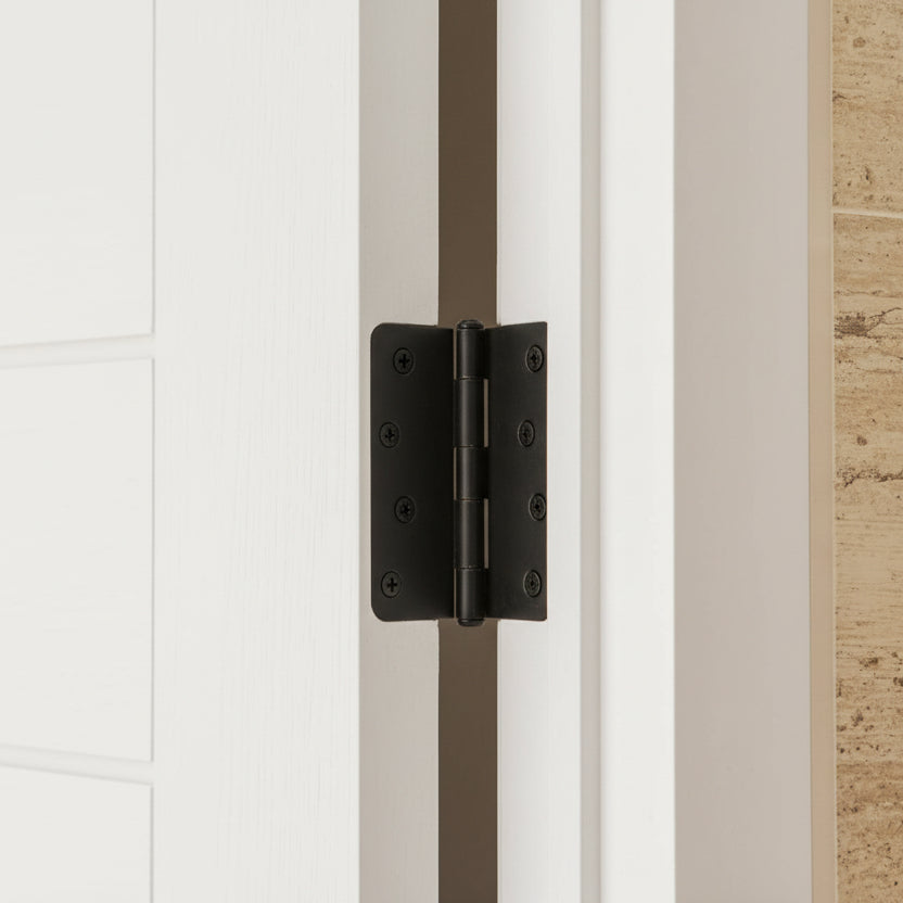 Black_4_Door_Hinge_on_a_white_door