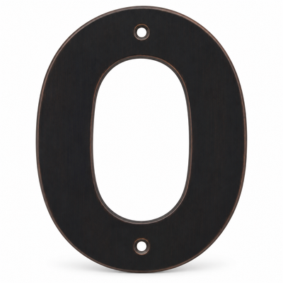 Modern 5" Oil Rubbed Bronze House Numbers