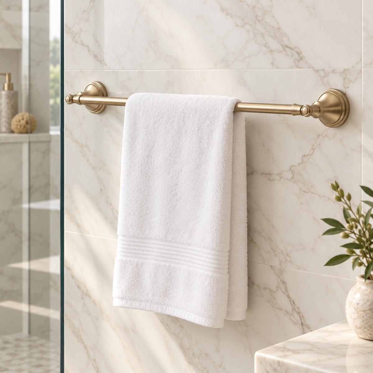 Delta Mylan 18-Inch Towel Bar with 6-Inch Extender in Champagne Bronze