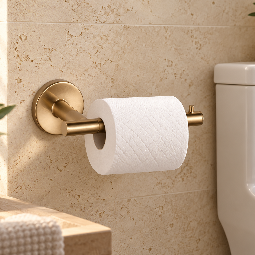 Delta Trinsic Toilet Paper Holder in Champagne Bronze