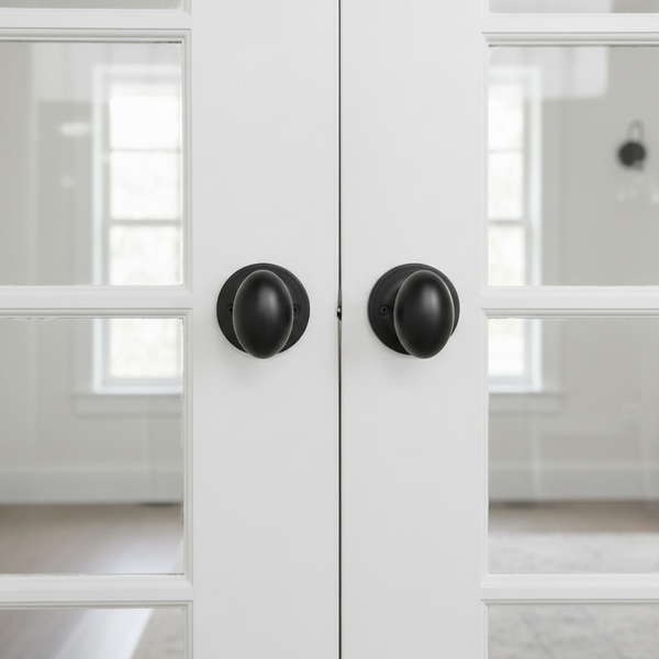 Somerset Dummy Door Knob – Matte Black | DoorCorner - DoorCorner.com
