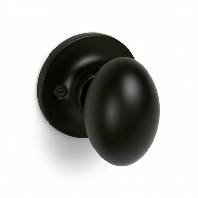 Somerset Dummy Door Knob, Matte Black
