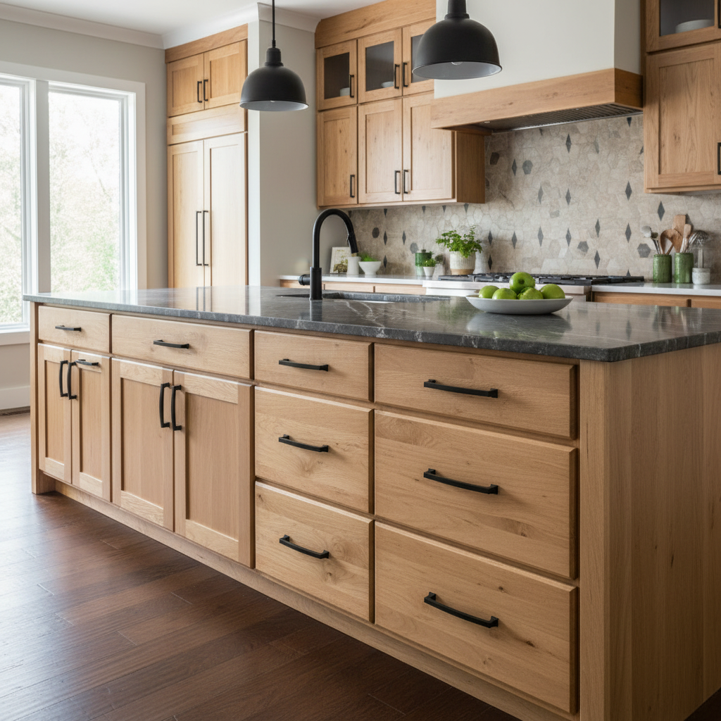 Cosmas 755-128FB Flat Black Cabinet Pull