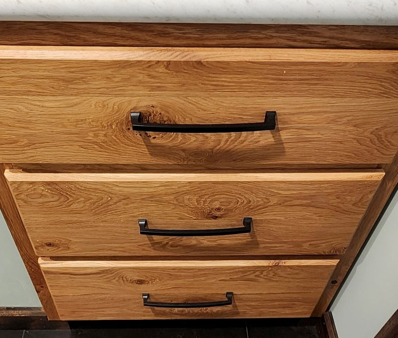 Cosmas 755-192FB Flat Black Cabinet Pull