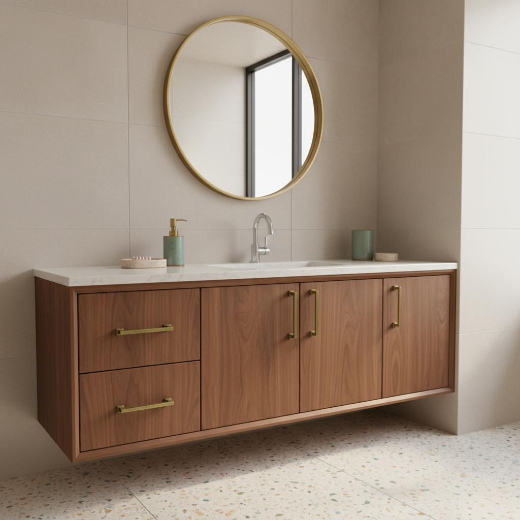 Cosmas 1481-128BAB Brushed Antique Brass Modern Contemporary Cabinet Pull