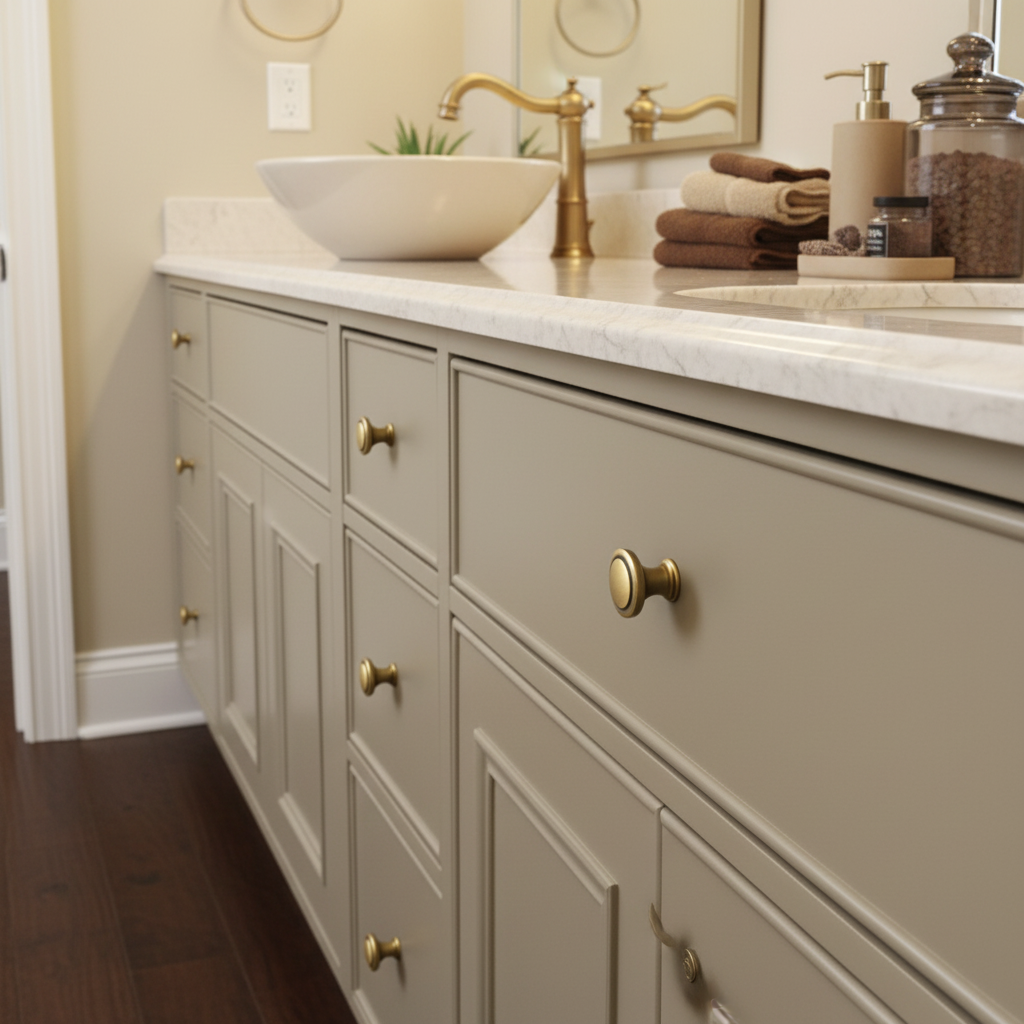 Cosmas 5560BAB Brushed Antique Brass Cabinet Knob