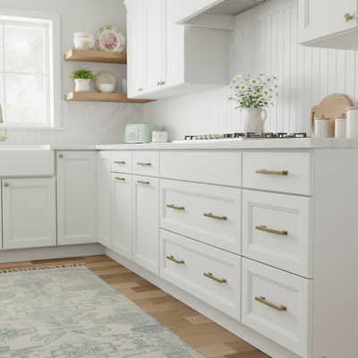 Cosmas 702-4BAB Brushed Antique Brass Contemporary Cabinet Pull