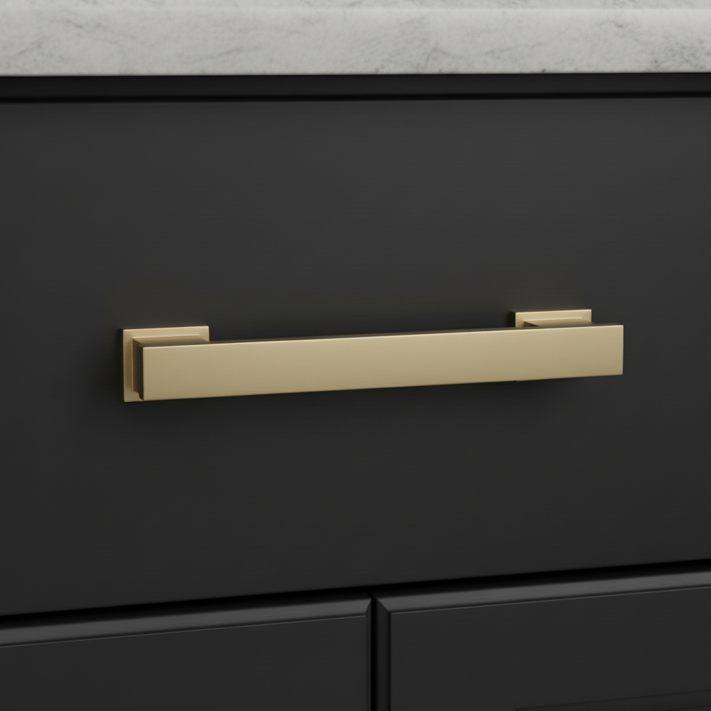 Cosmas 702-4GC Gold Champagne Contemporary Cabinet Pull