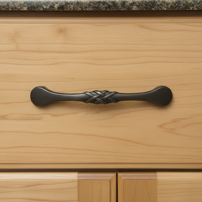 Cosmas 7063ORB Oil Rubbed Bronze Braided Cabinet Pull
