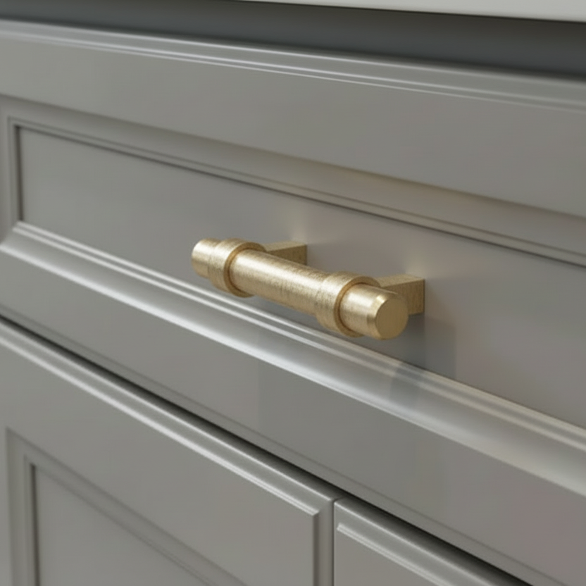 Cosmas 161-96BG Brushed Gold Euro Style Bar Pull