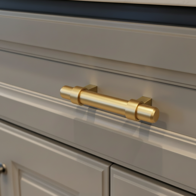 Cosmas 161-3BG Brushed Gold Euro Style Bar Pull