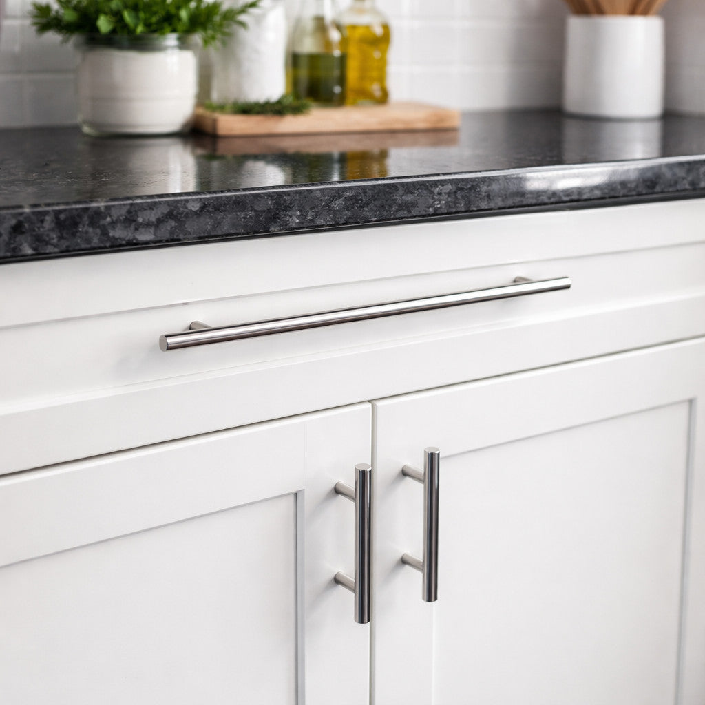 Cosmas 305-3.5CH Polished Chrome Euro Style Bar Pull