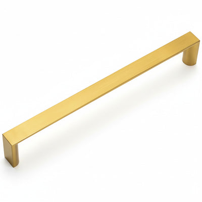 Cosmas 3133-160BB Brushed Brass Cabinet Pull on a white background