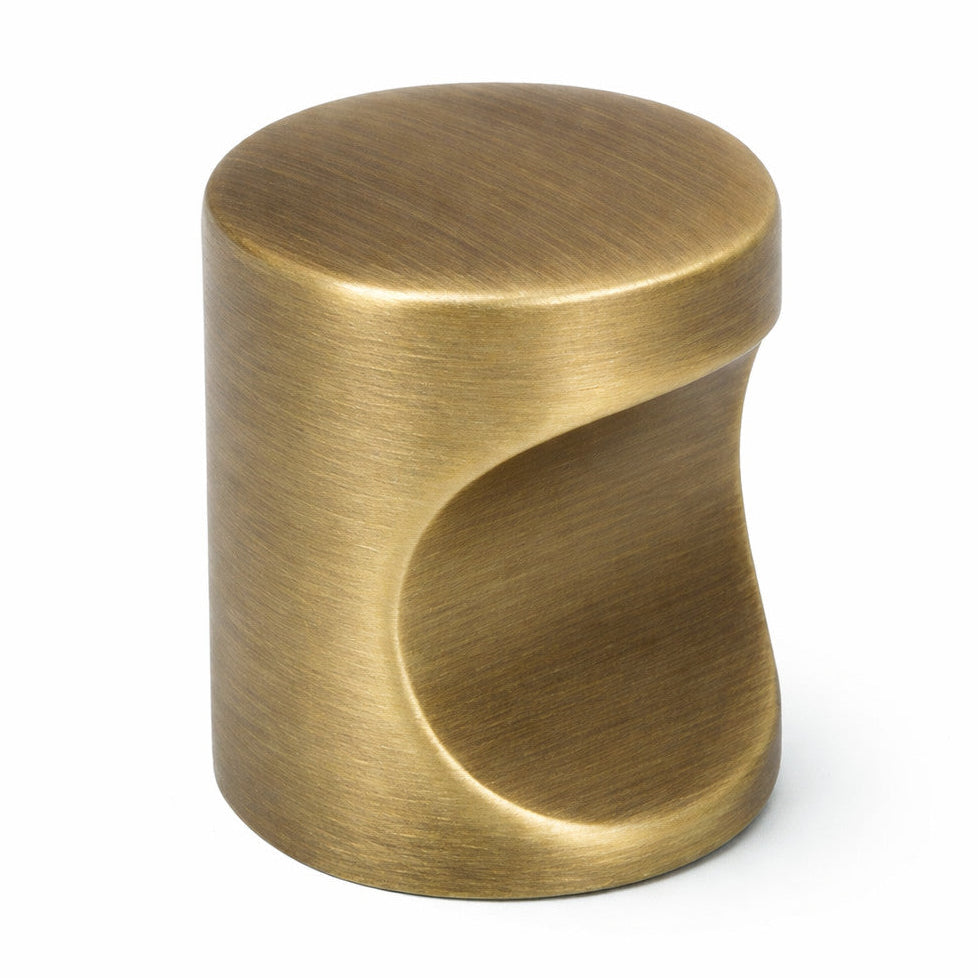 Cosmas 3312BAB Brushed Antique Brass Cabinet Knob