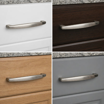 Cosmas 4112SN Satin Nickel Rope Cabinet Pull