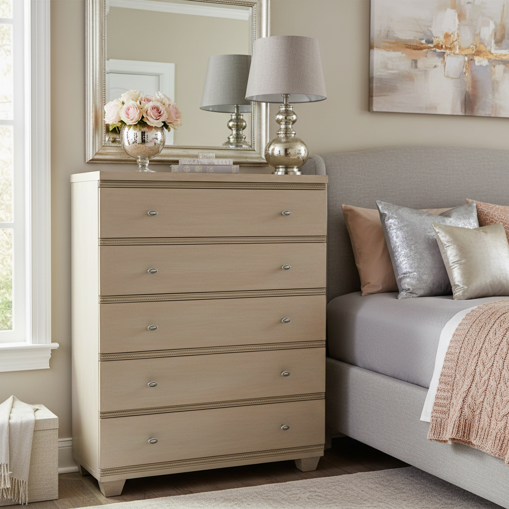 Cosmas 4116AS Antique Silver Oblong Rope Cabinet Knob