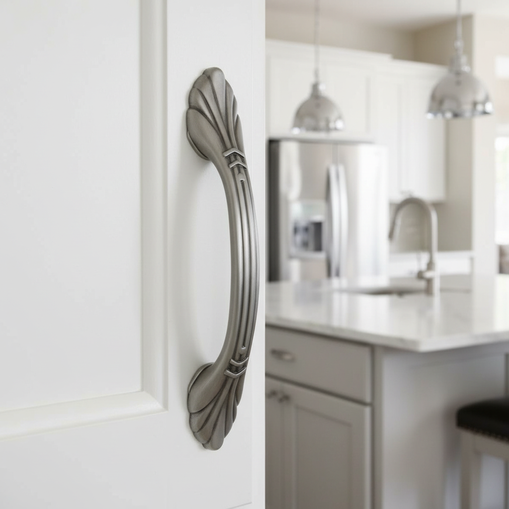 Cosmas 4244AS Antique Silver Cabinet Pull