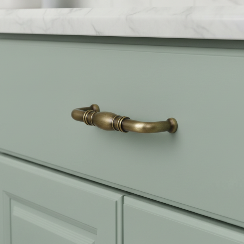 Cosmas 4313BAB Brushed Antique Brass Cabinet Pull