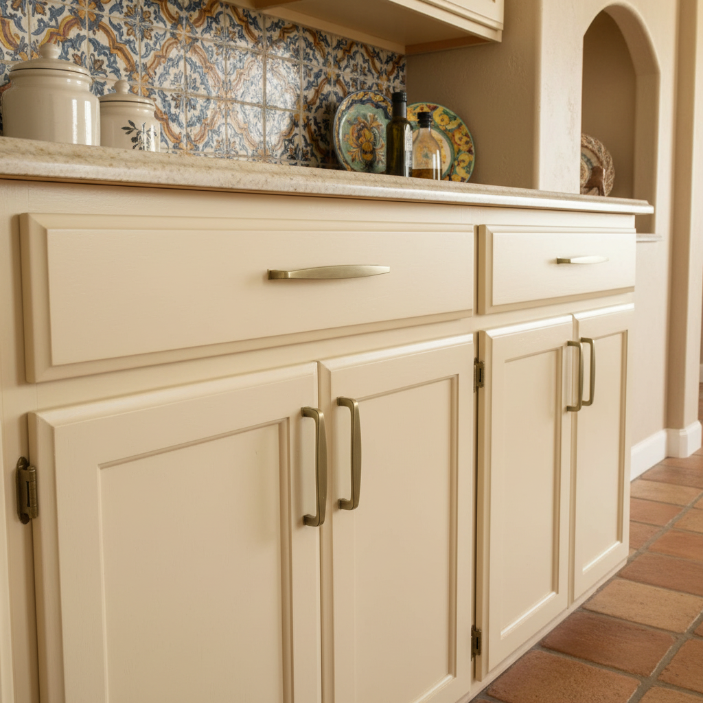 Cosmas 4392-128BAB Brushed Antique Brass Cabinet Pull