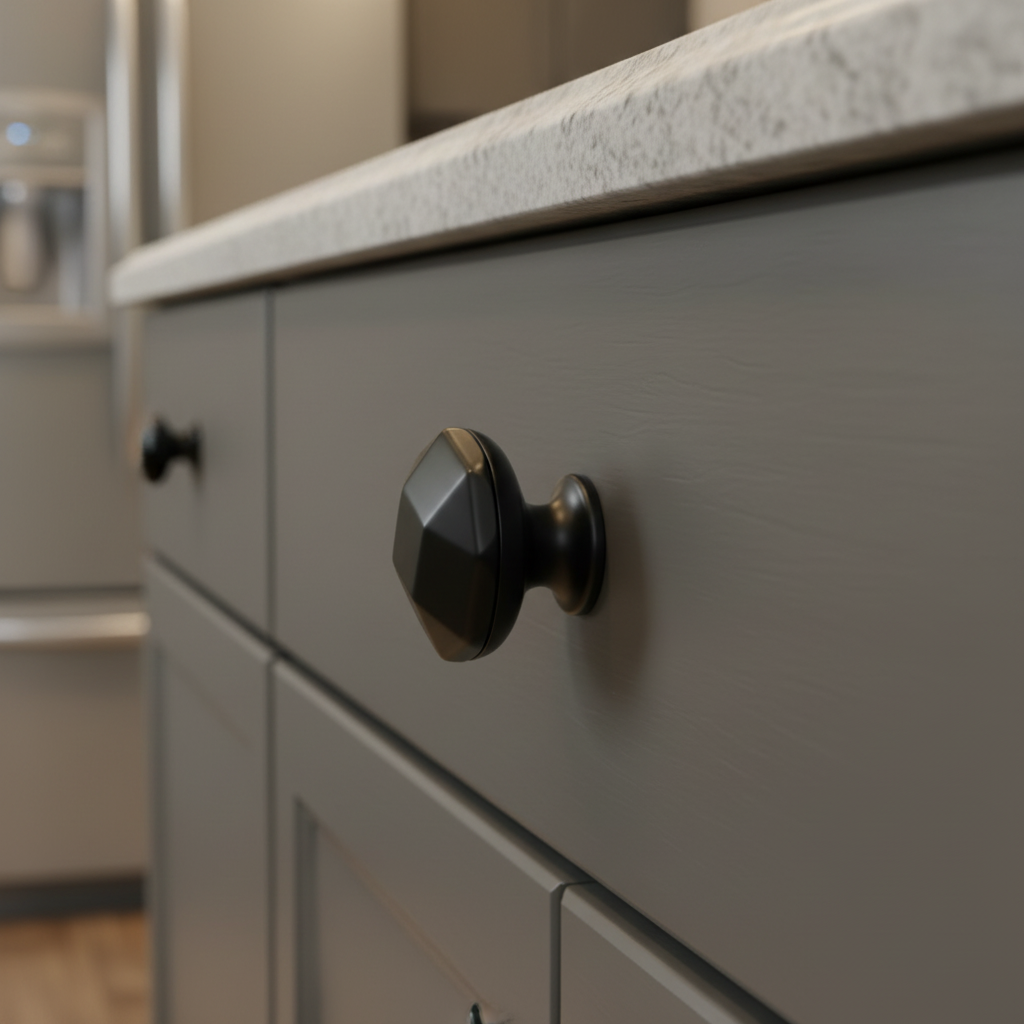 Cosmas 4562FB Flat Black Cabinet Knob