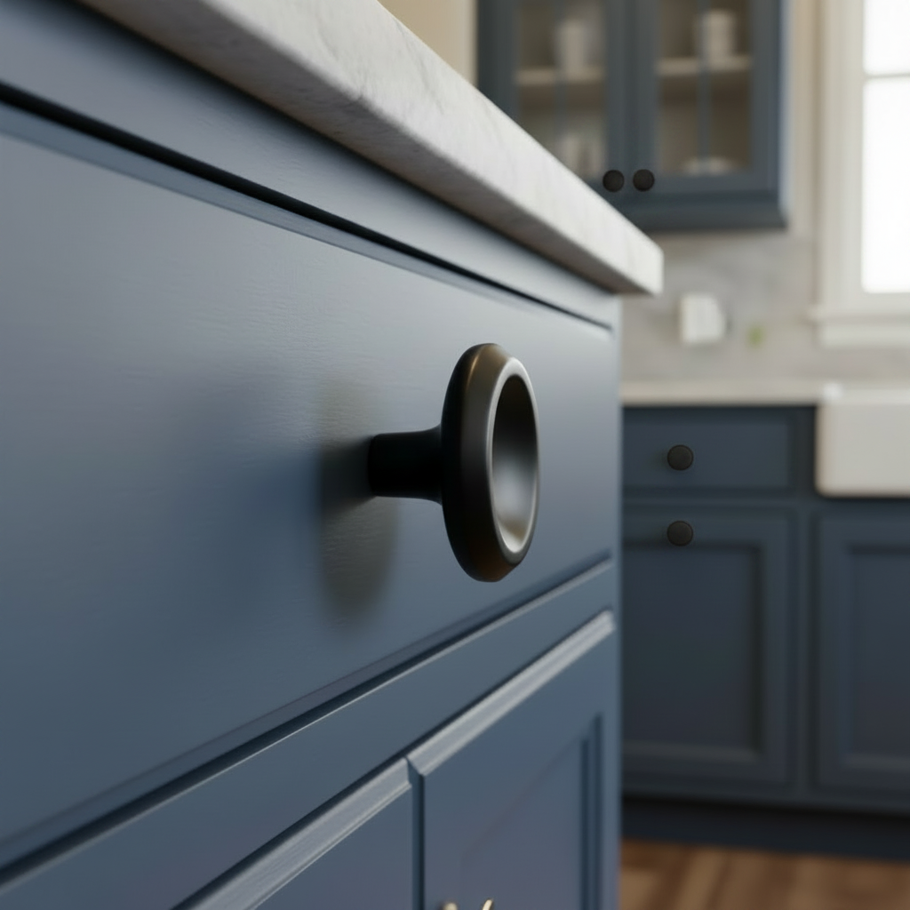 Cosmas 4623FB Flat Black Cabinet Knob