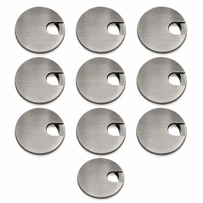 Cosmas 50203AS Antique Silver Metal Desk Grommet