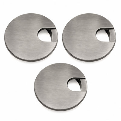 Cosmas 50203AS Antique Silver Metal Desk Grommet