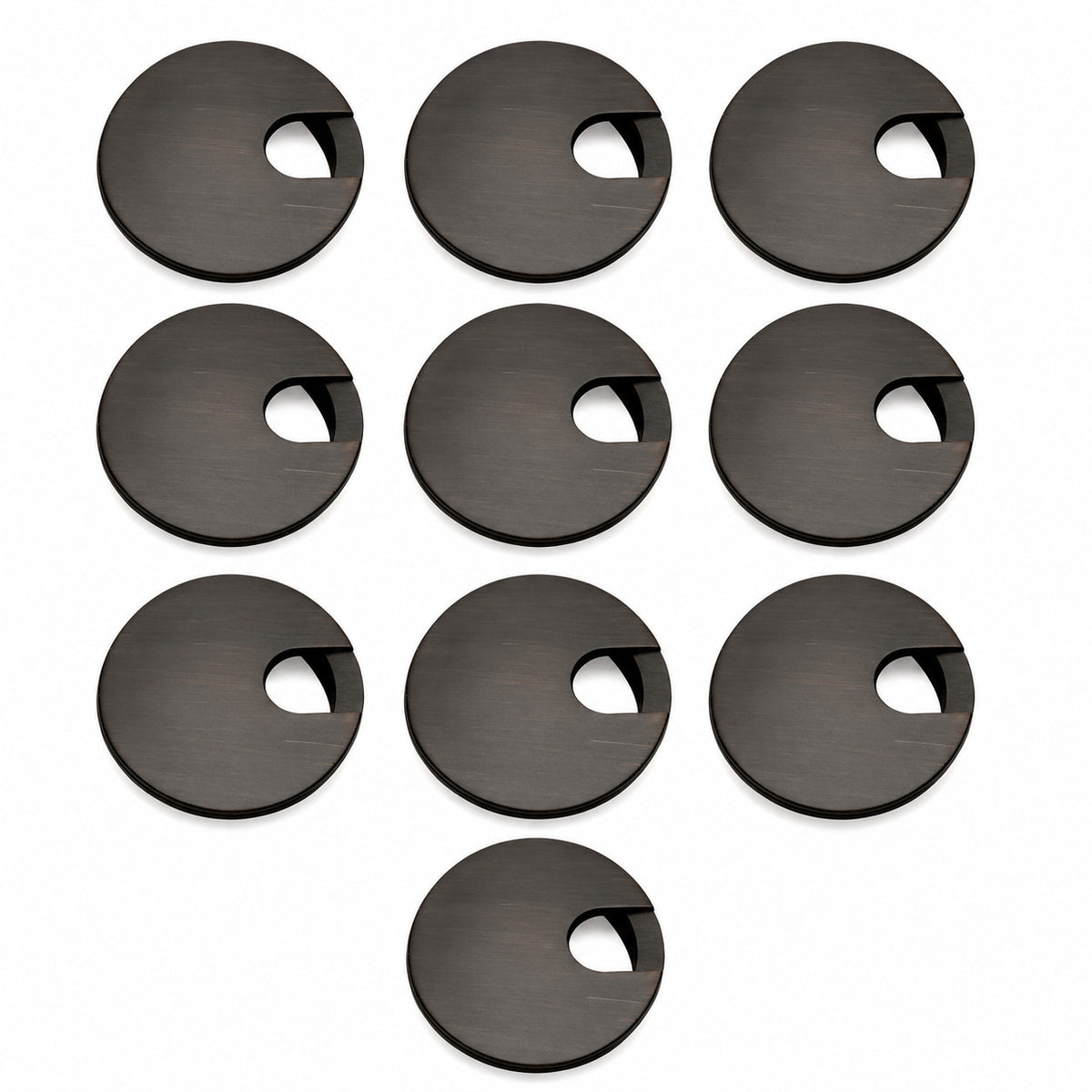Cosmas 50203ORB Oil Rubbed Bronze Metal Desk Grommet