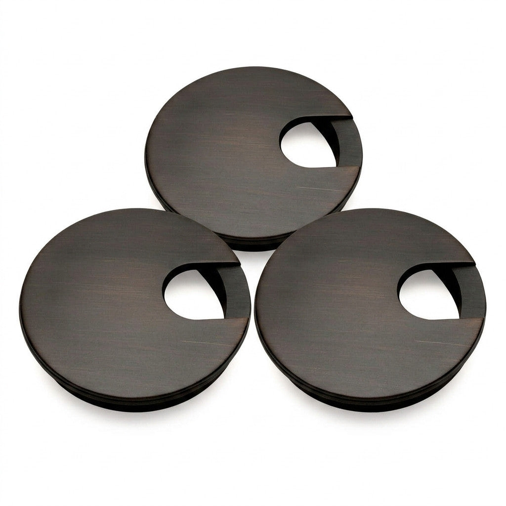 Cosmas 50203ORB Oil Rubbed Bronze Metal Desk Grommet