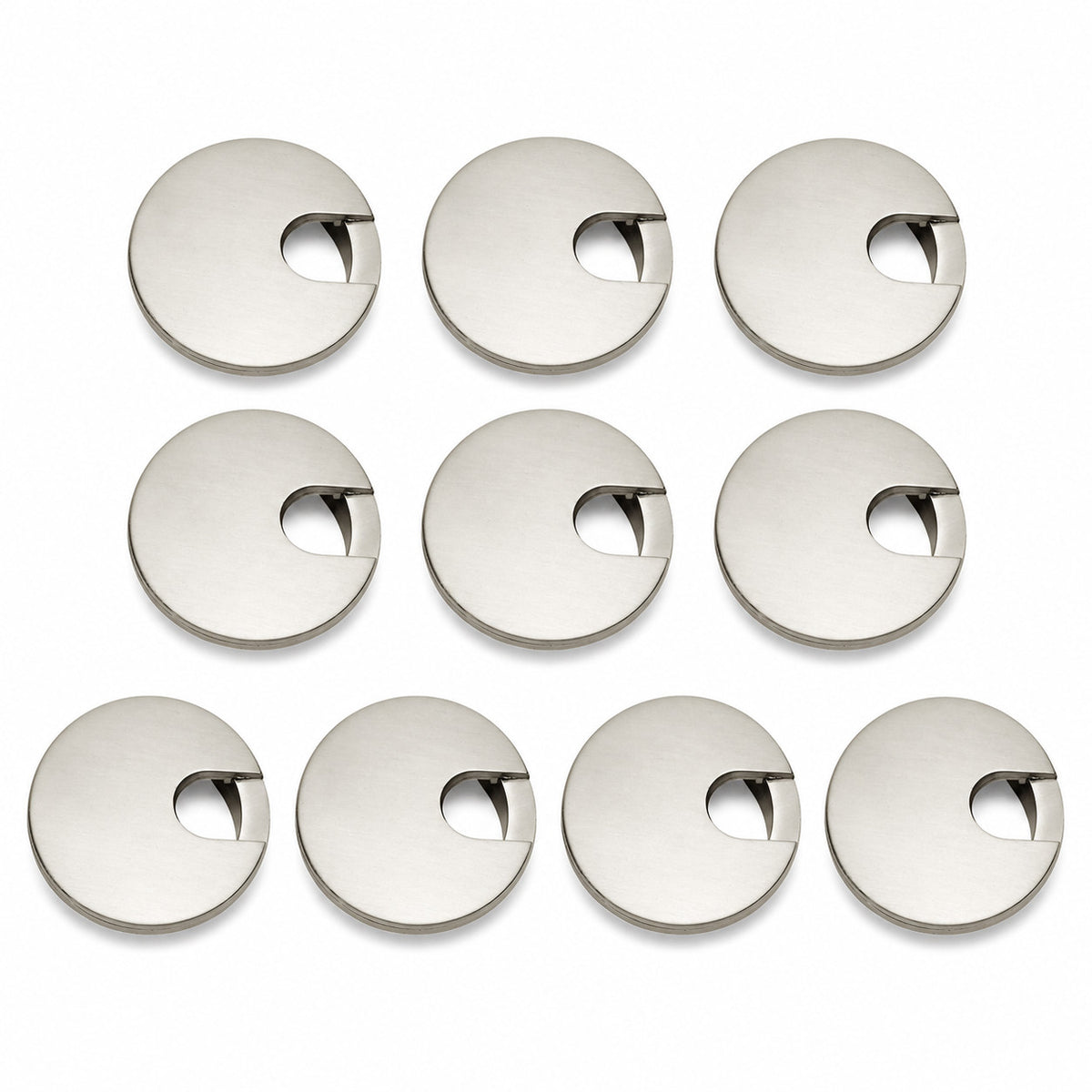 Cosmas 50203SN Satin Nickel Metal Desk Grommet