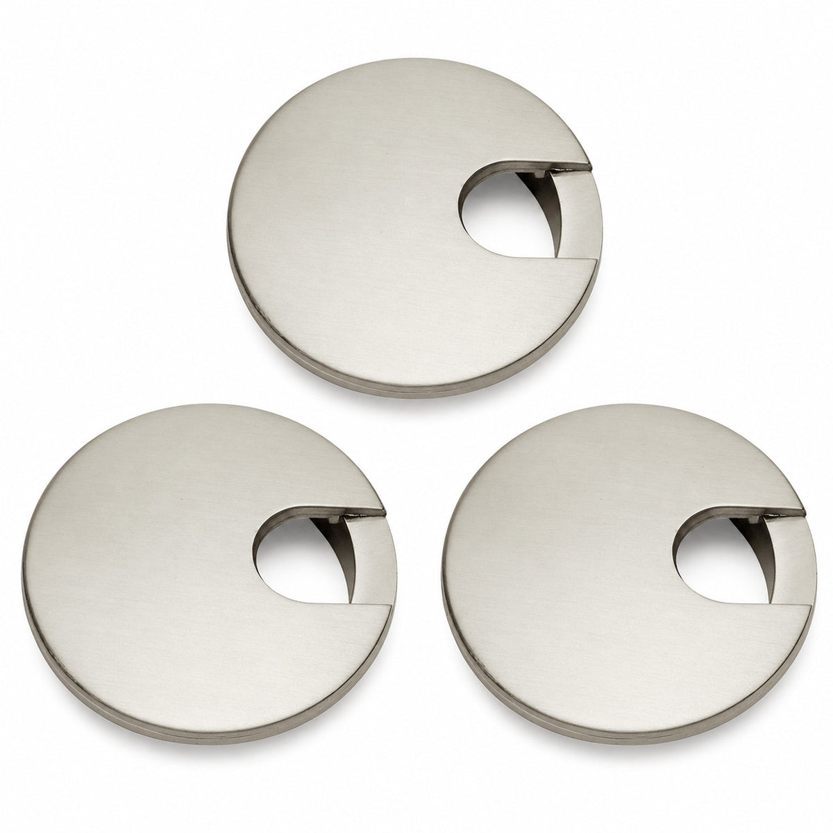 Cosmas 50203SN Satin Nickel Metal Desk Grommet