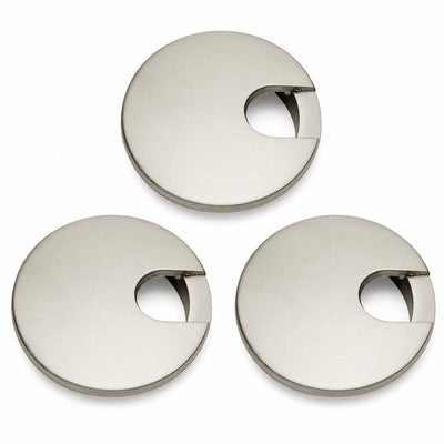 Cosmas 50203SN Satin Nickel Metal Desk Grommet