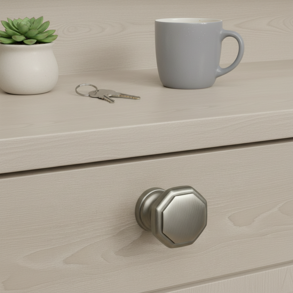 Cosmas 5181AS Antique Silver Cabinet Knob